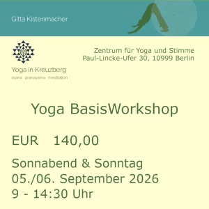 Ticket für Yoga BasisWorkshop