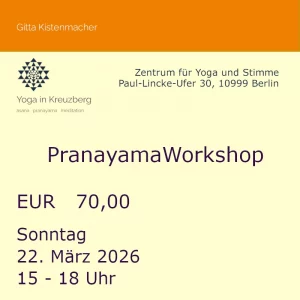 Ticket PranayamaWorkshop 2